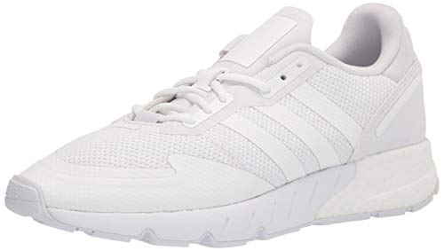 adidas Originals Men's ZX 1K Boost Sneaker, White/White/White, 11.5