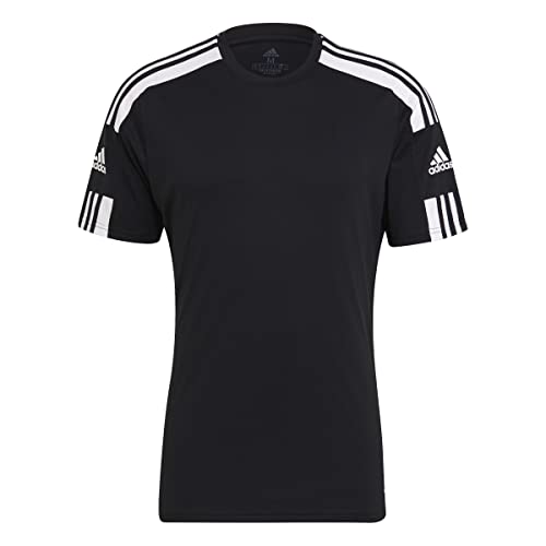 adidas Squad 21 JSY SS T-Shirt, Mens, Black/White, XX-Large