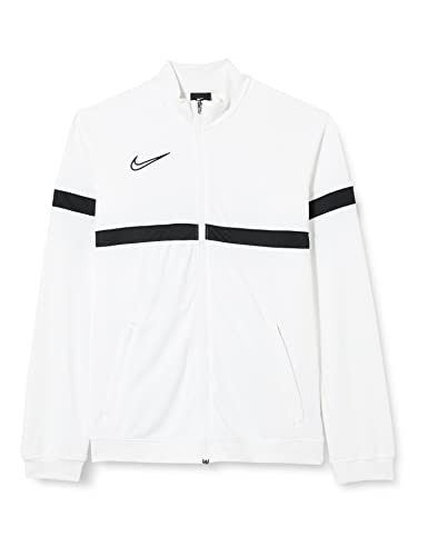 Nike CW6115 Y NK Dry ACD21 TRK JKT K Jacket Unisex-Child White/Black/Black/Black S