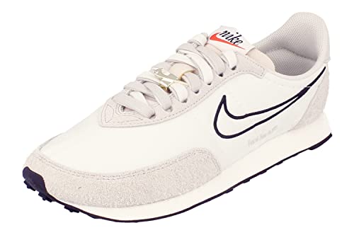 Nike Waffle Trainer 2 Hombre Running Trainers DH4390 Sneakers Zapatos (UK 7 US 8 EU 41, Sail Black Light Bone 100)