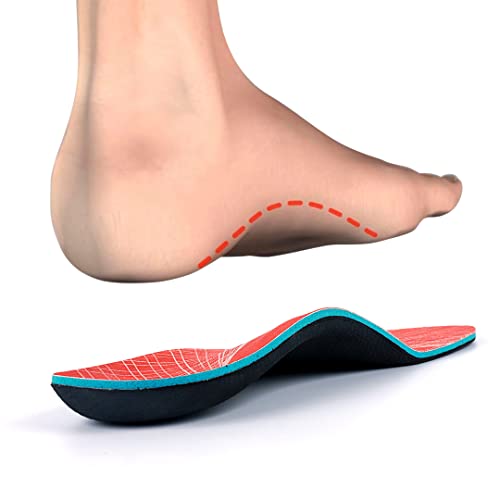 VALSOLE Zapatos Plantillas-Mujer-Hombre-arco-soporte Ortopédicas Plantillas Alivio del dolor en el pie para la fascitis plantar, pie plano, espolones en el talón