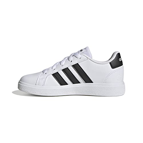 adidas Grand Court 2.0 K, Sneaker, FTWR White/Core Black/Core Black, 38 EU
