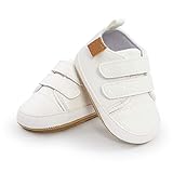 MK MATT KEELY Zapatos Bebé Niña Niños Primeros Pasos Zapatillas Antideslizantes de Cuero Suave de PU 12-18 Meses
