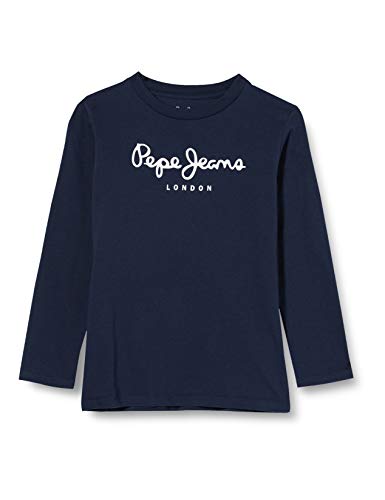 Pepe Jeans New Herman Camiseta, Azul (Navy 595), 12 años
