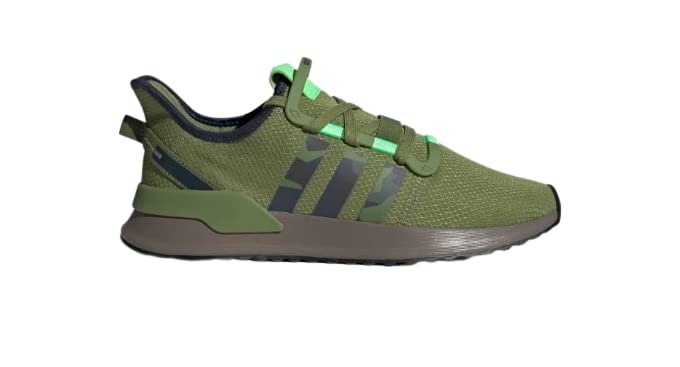 adidas Men's Tennis U_Path Run Shoes Forest Green/Forest Green/Shock Lime (us_Footwear_Size_System, Adult, Men, Numeric, Medium, Numeric_10)