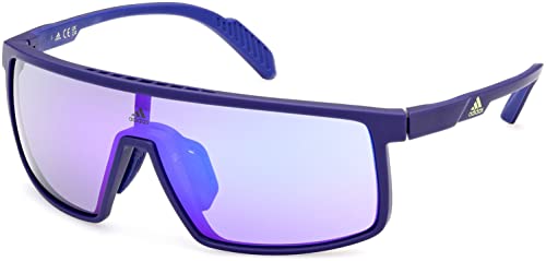 adidas Gafas de sol Sport SP0057 PRFM Shield 92Z Unisex color Azul violeta tamaño de lente