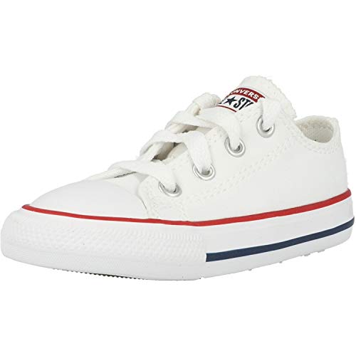 Converse Toddler White All Star Ox Trainers-UK 8 Infant