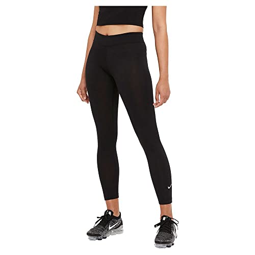 NIKE Sportswear Essential Leggings, Black/(White), XS Womens