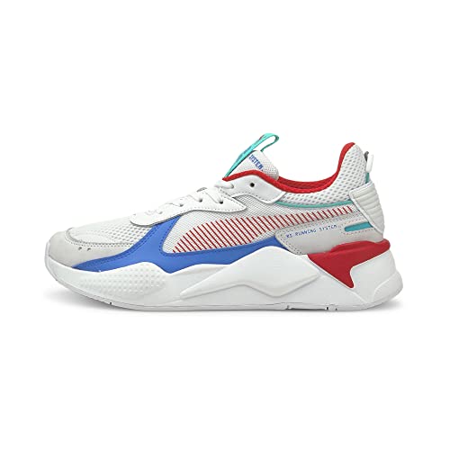 PUMA Unisexo Regular Undefined Zapatillas RS-X Toys 38.5 White High Risk Red