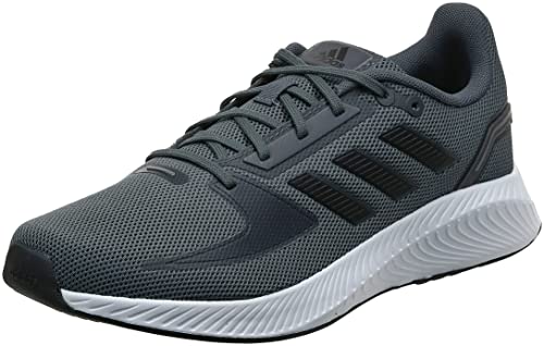 adidas Runfalcon 2.0, Zapatillas de Deporte Hombre, Grey Core Black Grey, 41 1/3 EU