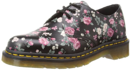 DR MARTENS Mujeres 1461 Vintage Rose Zapatos, Color Negro, Talla 37.5