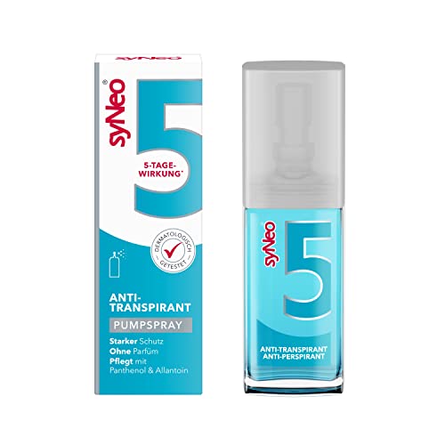 syNeo 5 Antitranspirante Spray, Desodorante contra sudor fuerte para mujeres y hombres, 1 unidad (1 x 30 ml)