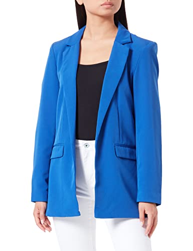 PIECES Pcbossy LS-Blazer Suelto, Color Azul, L para Mujer