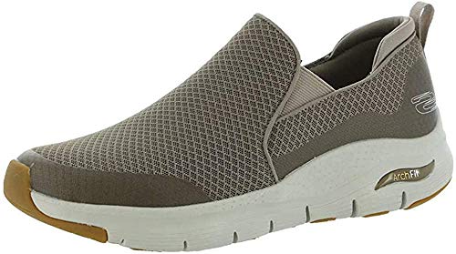 Skechers Arch Fit Banlin, Slip on Hombre, Taupe, 42 EU