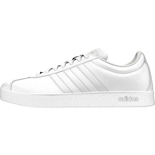 adidas VL Court 2.0, Zapatillas de Deporte Mujer, Blanco (Footwear White Footwear White Cyber Metallic), 41 1/3 EU