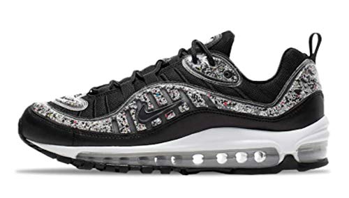 Nike W Air Max 98 Lx Womens Sneakers AV4417-001, Black/Black-White
