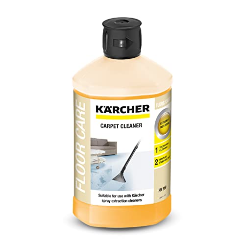 Limpiador RM 519 de Kärcher, adecuado para la limpieza de alfombras, tapicerías, asientos de coches, etc., 1l de concentrado genera 40l de líquido una vez diluido