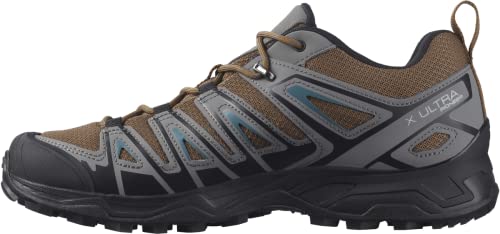 Salomon X Ultra Pioneer Aero Zapatos de Senderismo Hombre, Trekking, Agarre Máximo con Mayor Estabilidad, Amortiguación y Sujeción, Toffee, 43 1/3
