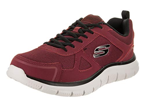 Skechers Track-scloric 52631-bkrd - Zapatillas de gimnasia bajas para hombre Rojo Size: 45 EU