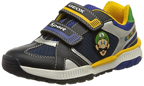 Geox J Tuono Boy A, Sneakers para Niño, Multicolor (Navy/Royal), 30 EU