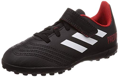 Adidas Predator Tango 18.4 TF J H&L, Botas de fútbol Unisex niño, Negro (Negbás/Ftwbla/Rojo 001), 35 EU