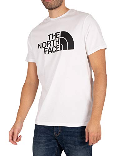 THE NORTH FACE - Camiseta para Hombre Half Dome - Manga Corta - Blanco, S