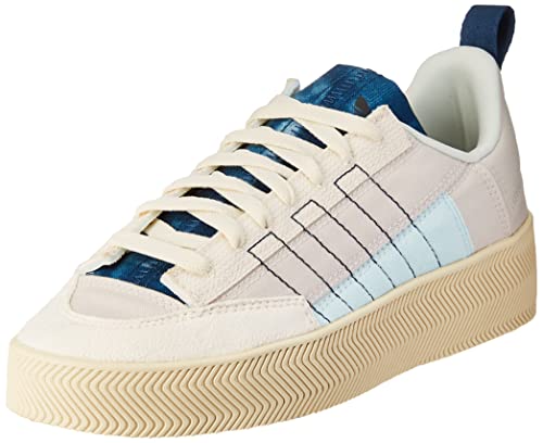 adidas Nizza Parley, Sneaker Hombre, Wonder White/Almost Blue/Off White, 46 EU