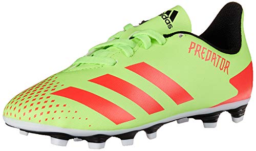adidas Zapatillas de fútbol Unisex Predator 20.4 Firm Ground, Color Verde, Talla 44 2/3 EU