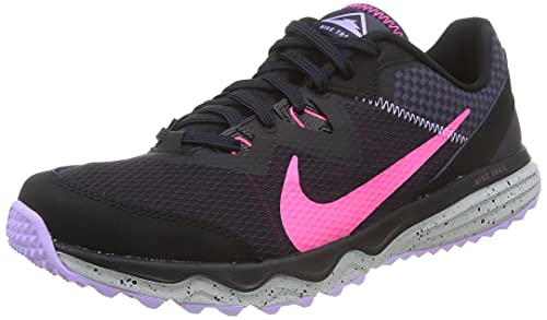 Nike Juniper Trail, Zapatillas de Carrera Hombre, Negro Black Hyper Pink Cave Purple Lilac, 36.5 EU