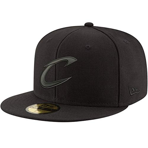 New Era Cleveland Cavaliers Black On Black Cap 59fifty 5950 Fitted Men Special Limited Edition