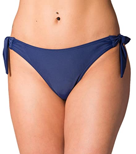 Aquarti Braguitas de Bikini Brasileña de Mujer Atados, Azul Oscuro, 42