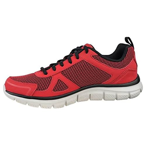 Skechers Track-scloric 52631-bkrd - Zapatillas de gimnasia bajas para hombre Rojo Size: 45.5 EU