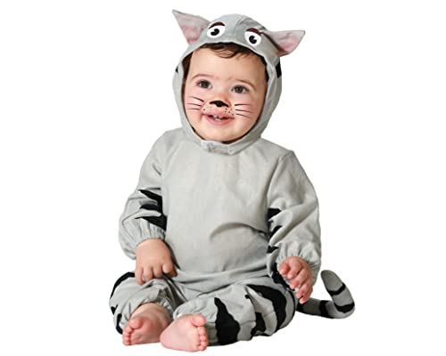 Atosa disfraz gato gris bebé 12 a 24 meses