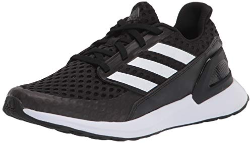 adidas Kids' RapidaRun Running Shoe, Black/White/White, 4.5