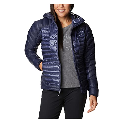 Columbia Laberinto Loop Chaqueta, Nocturnal, Oscuro, XS para Mujer