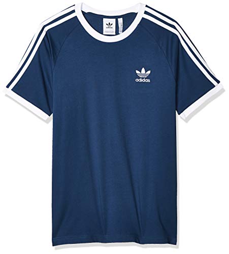 Adidas 3-Stripes tee Camiseta de Manga Corta, Hombre, Night Marine, S