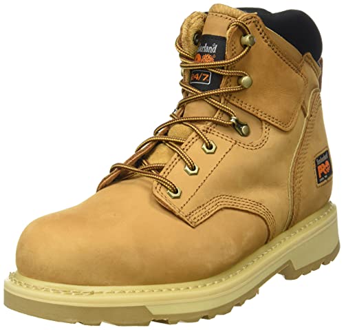 Timberland PRO 6 In Pit Boss, Bota Industrial Hombre, Amarillo, 46 EU