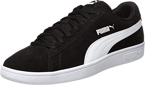 PUMA Smash v2, Zapatillas, para Unisex adulto, Negro (Puma Black-Puma White-Puma Silver), 48.5 EU