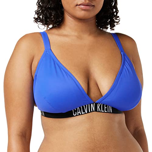 Calvin Klein Triángulo-rp-Plus Parte Superior de Bikini, Wild Bluebell, XL para Mujer