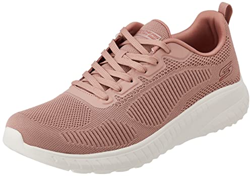 Skechers Bobs Squad Chaos Face Off, Sneakers Mujer, Blush Pink, 39 EU