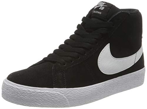 Nike SB Zoom Blazer Mid, Zapatillas de Deporte Niño, Negro (Black/White/White/White 002), 37.5 EU
