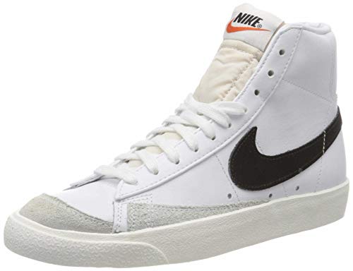 Nike Blazer Mid '77 VNTG, Zapatillas de Baloncesto Hombre, Blanco (White/Black 000), 42.5 EU