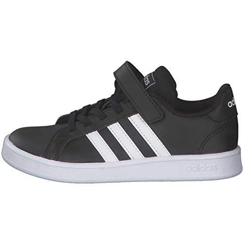 Adidas Grand Court C, Sneakers, Negro (Core Black/FTWR White/FTWR White), 28 EU
