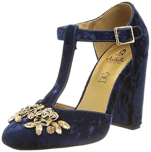 EL CABALLO Zapato de Fiesta Anzur, Mujer, Azul, 36 EU