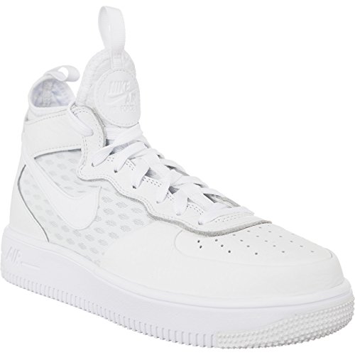 Nike Air Force 1 Ultra Force Mid Mujer Zapatillas Trainer, Color Blanco, Talla 37.5 EU