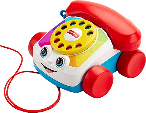 Fisher-Price Teléfono carita divertida, juguete educativo bebé +1 año (Mattel FGW66 )