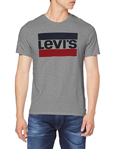 Levi's Sportswear Logo Graphic Camiseta Hombre, Grey, L