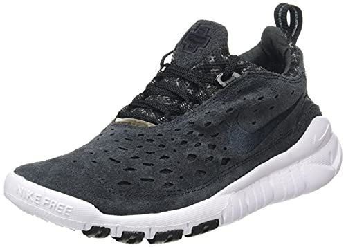 Nike Free Run Trail, Zapatillas para Correr Hombre, Negro Antracita y Blanco, 36.5 EU