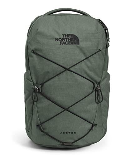 The North Face Jester School Laptop Backpack, Thyme Light Heather/TNF Black, One Size