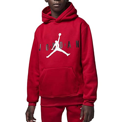 Nike Jordan Sudadera de niño con capucha Jumpman Sustainable Roja Código 95B910-R78, rojo, 13 años